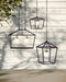 Currey and Company - 9500-0024 - One Light Lantern - Denison - Black/Frosted White