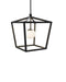 Currey and Company - 9500-0025 - One Light Lantern - Denison - Black/Frosted White