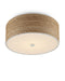 Currey and Company - 9999-0057 - LED Flush Mount - Coulton Rope - Natural/White