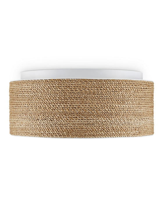 Currey and Company - 9999-0057 - LED Flush Mount - Coulton Rope - Natural/White