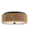 Currey and Company - 9999-0061 - LED Flush Mount - Brownell - Natural/Blacksmith/White