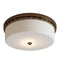 Currey and Company - 9999-0079 - LED Flush Mount - Barnabe - White/Antique Brass/Polished Nickel