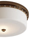 Currey and Company - 9999-0079 - LED Flush Mount - Barnabe - White/Antique Brass/Polished Nickel