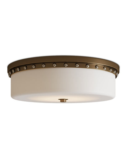 Barnabe LED Flush Mount White/Antique Brass/Polished Nickel