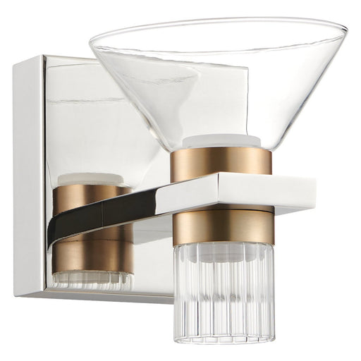 Blake LED Vanity Polished Nickel, Champagne Gold