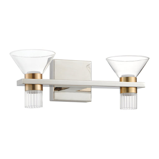 Blake LED Vanity Polished Nickel, Champagne Gold