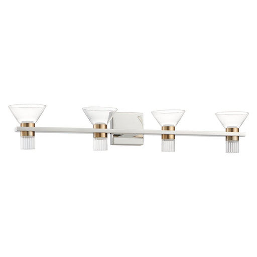 Blake LED Vanity Polished Nickel, Champagne Gold