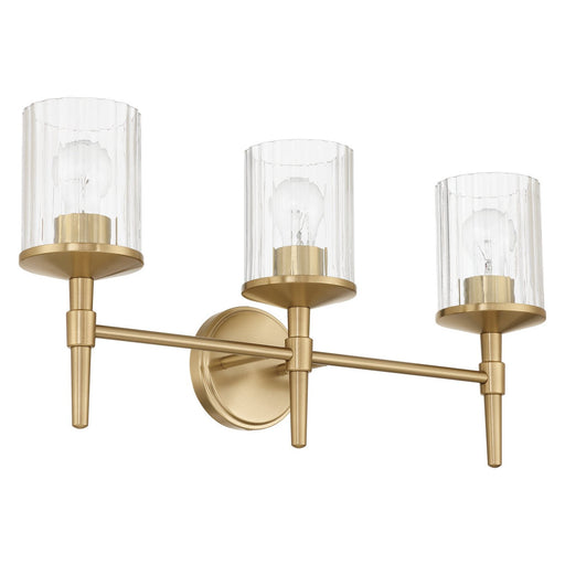 Andrea Three Light Vanity Champagne Gold