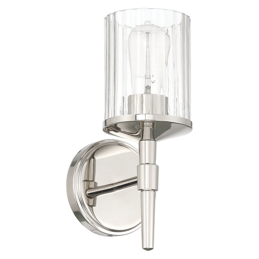 Andrea One Light Vanity Polished Nickel