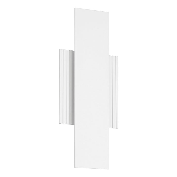 Thesis - 207715A - LED Exterior Wall Sconce - Jacks - Textured White