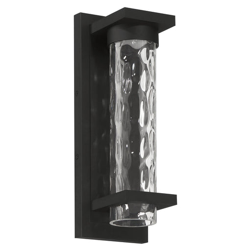 Lionel LED Exterior Wall Sconce Textured Black