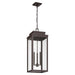 Thesis - 207756A - Three Light Exterior Pendant - Hillside - Dark Bronze