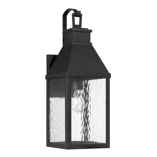 Glencrest One Light Exterior Wall Sconce Textured Black