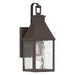Thesis - 207761A - One Light Exterior Wall Sconce - Glencrest - Dark Bronze
