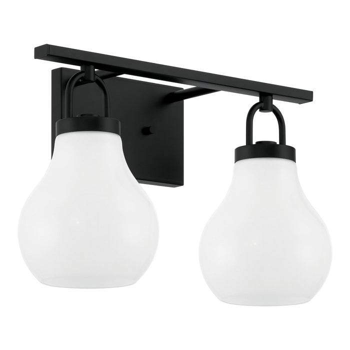 Thesis - 207851A - Two Light Vanity - Mansfield - Matte Black