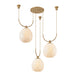 Troy Lighting - F7536-PBR - Three Light Chandelier - Jove - Patina Brass