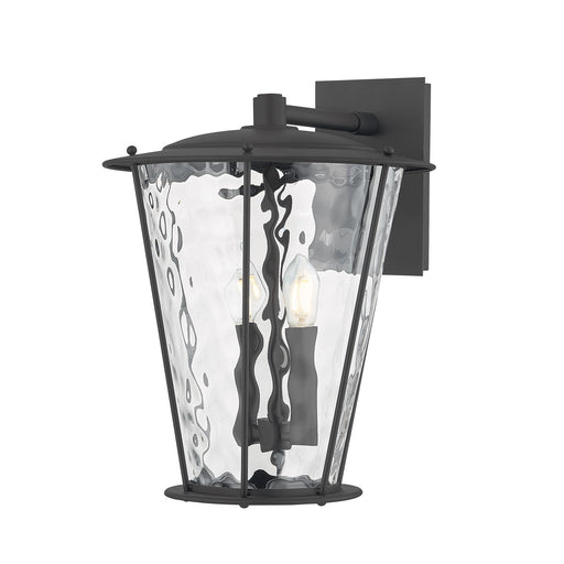 Jantzen Two Light Wall Sconce Texture Black