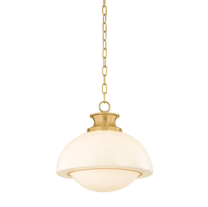 Mitzi - H1090701-AGB - One Light Pendant - Celine - Aged Brass
