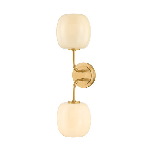 Mitzi - H1092102-AGB - Two Light Bath - Lisette - Aged Brass