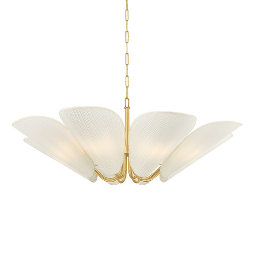 Mitzi - H1095808-AGB - Eight Light Chandelier - Winifred - Aged Brass