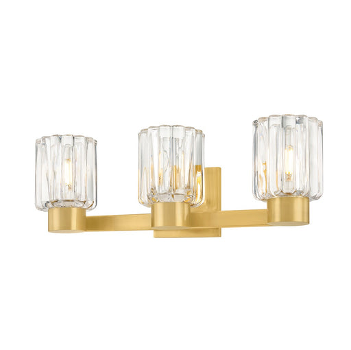 Danae Three Light Bath Aged Brass