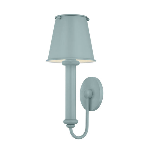 Yara One Light Wall Sconce Dusk Blue