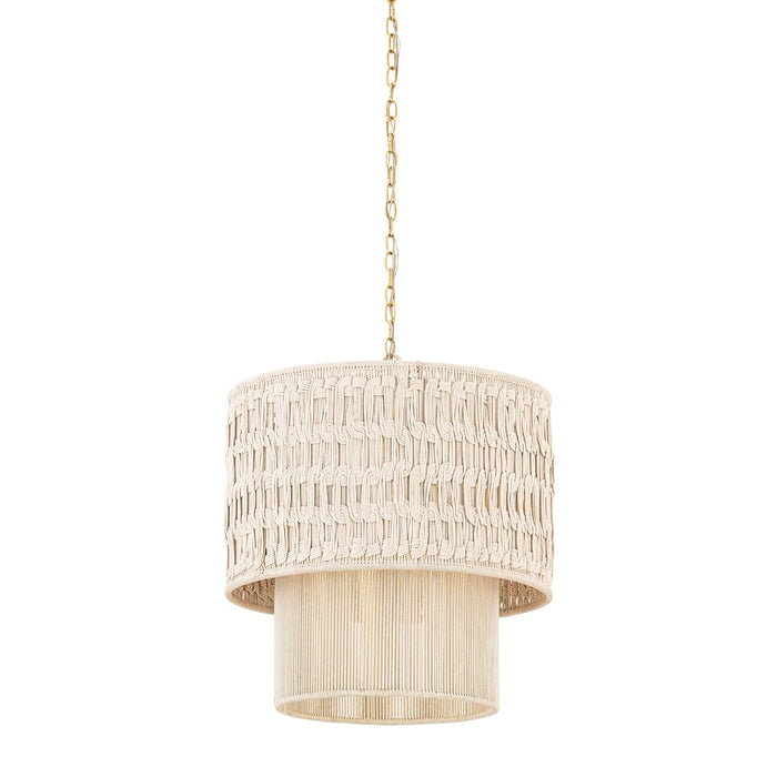Mitzi - H1143801-AGB - One Light Chandelier - Lisbeta - Aged Brass