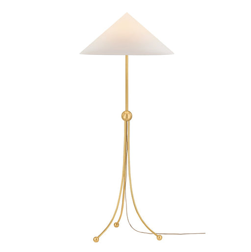 Mitzi - HL1089401-AGB - One Light Floor Lamp - Katya - Aged Brass