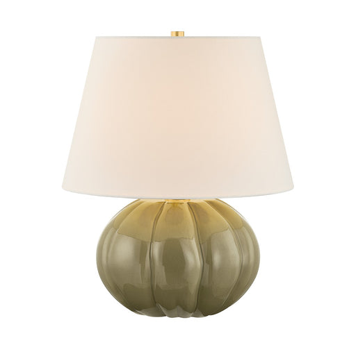 Beata One Light Table Lamp Aged Brass