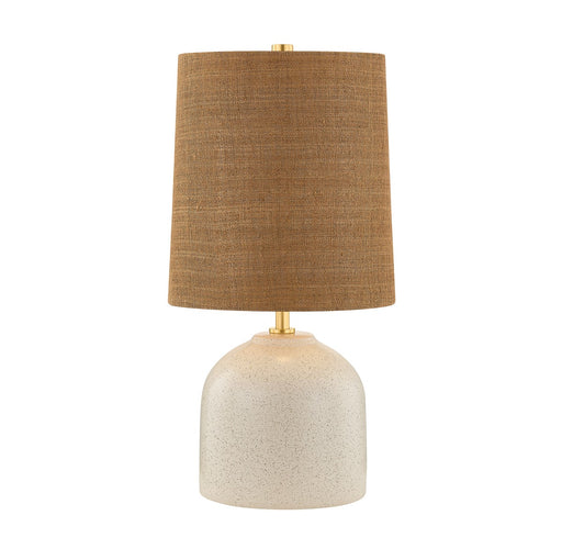 Gladys One Light Table Lamp Aged Brass