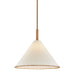 Troy Lighting - F2524-PBR - One Light Pendant - Stoney - Patina Brass