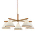 Troy Lighting - F2540-PBR - Five Light Chandelier - Stoney - Patina Brass