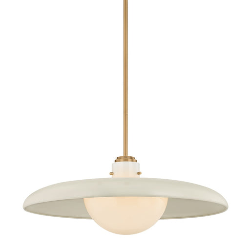 Gustavo One Light Pendant Patina Brass