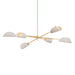 Troy Lighting - F3460-VGL - Six Light Chandelier - Ken - Vintage Gold Leaf