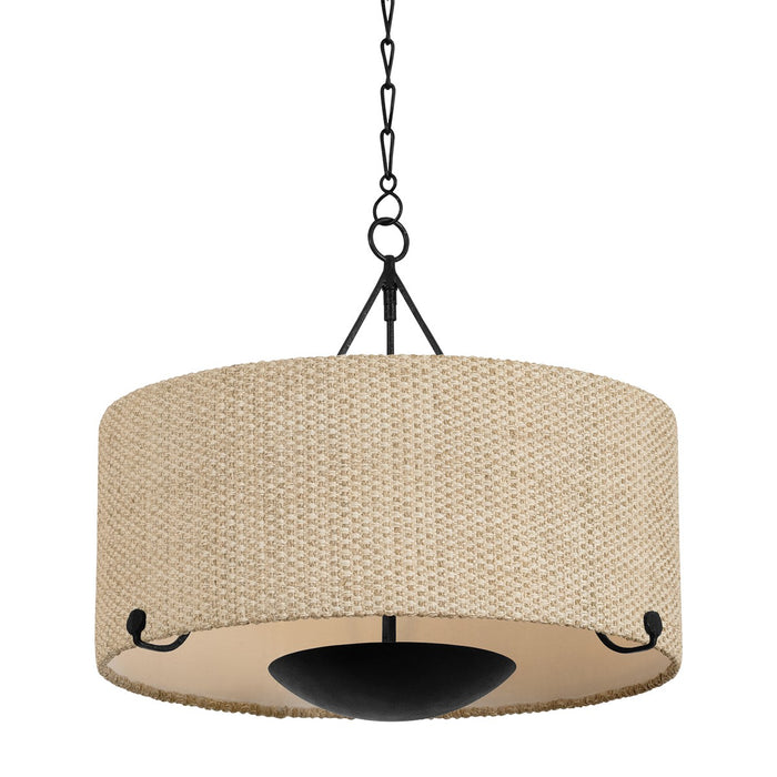 Troy Lighting - F3628-FOR - Four Light Chandelier - Elias - Forged Iron