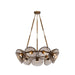 Troy Lighting - F5436-PGL - Nine Light Chandelier - Diego - Patina Gold Leaf