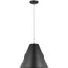 Visual Comfort Studio - 6585101-112 - One Light Pendant - Gordon - Midnight Black