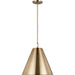 Visual Comfort Studio - 6585101EN3-848 - One Light Pendant - Gordon - Satin Brass