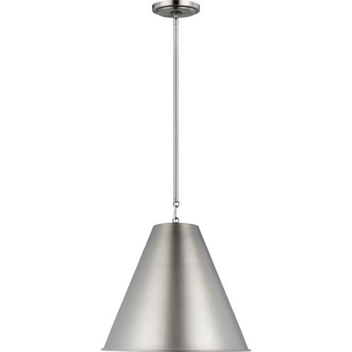 Gordon One Light Pendant Antique Brushed Nickel