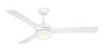 Progress Lighting - P250123-28M-30 - 52" Ceiling Fan - Axion II - Matte White