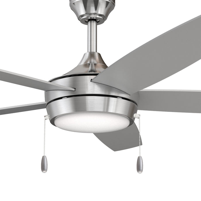 Progress Lighting - P250125-009-30 - 52" Ceiling Fan - Nolyn V - Brushed Nickel