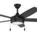 Progress Lighting - P250125-31M-30 - 52" Ceiling Fan - Nolyn V - Matte Black