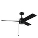 Kichler - 300375BK - 52" Ceiling Fan - Spyn Lite - Black