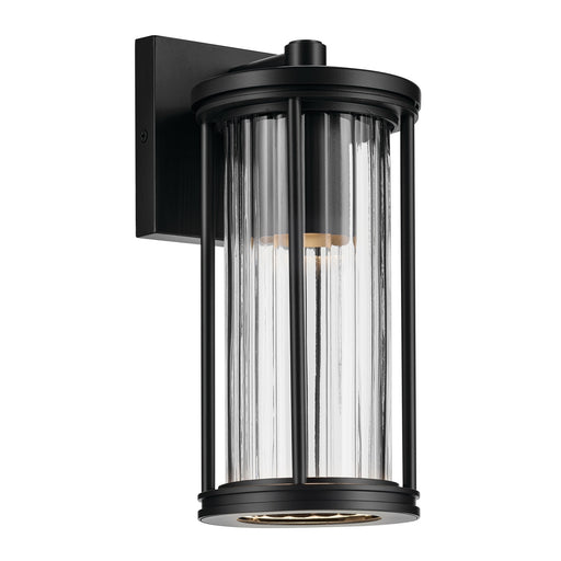 Kichler - 59022BKDS - One Light Outdoor Wall Mount - Barras - Black