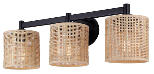 Meadow Three Light Vanity Black