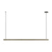 Visual Comfort Modern - MDLS79727BHC - LED Linear Chandelier - Lino - Honed Concrete