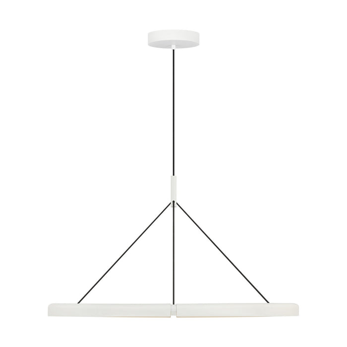 Visual Comfort Modern - PBCH80427MW - LED Chandelier - Cloak - Matte White