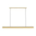 Visual Comfort Modern - PBLS79927HAB - LED Linear Chandelier - Cloak - Hand-Rubbed Antique Brass