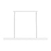 Visual Comfort Modern - PBLS79927MW - LED Linear Chandelier - Cloak - Matte White