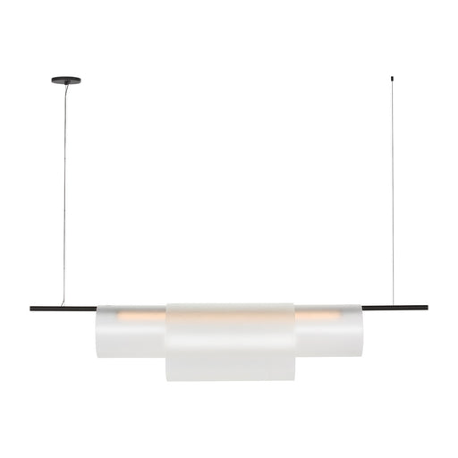 Visual Comfort Modern - PBLS80627BEG - LED Linear Chandelier - Trace - Nightshade Black
